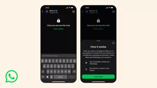 WhatsApp为Meta AI聊天新增隐身模式，保障用户隐私安全