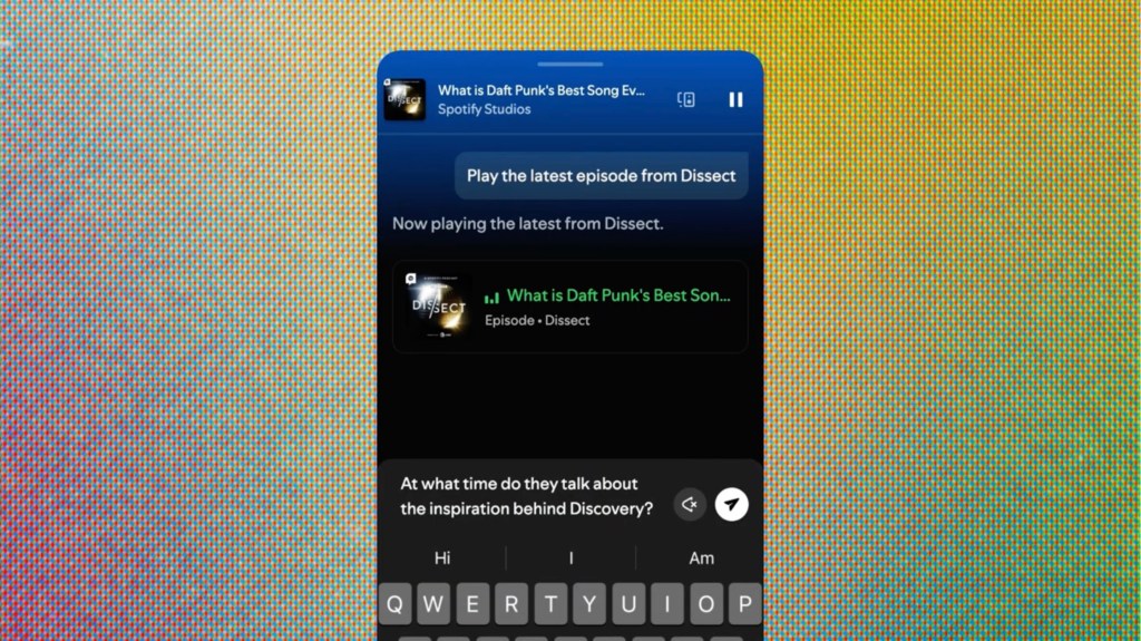 Spotify推出AI生成个人播客及问答功能，提升用户互动体验